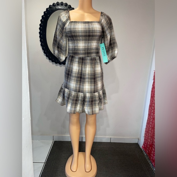 Dresses & Skirts - SOLD NWT CHECKERED DRESS SIZE PETITE SMALL AND PETITE MEDIUM